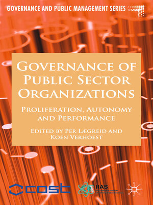 cover image of Governance of Public Sector Organizations